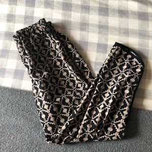 Black and Tan printed jogger with Sean detail